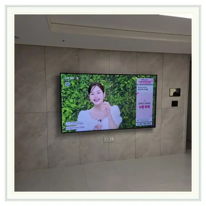 벽걸이TV 거치대 참고 사진 · 세운푸르지오헤리시티 설치 조건