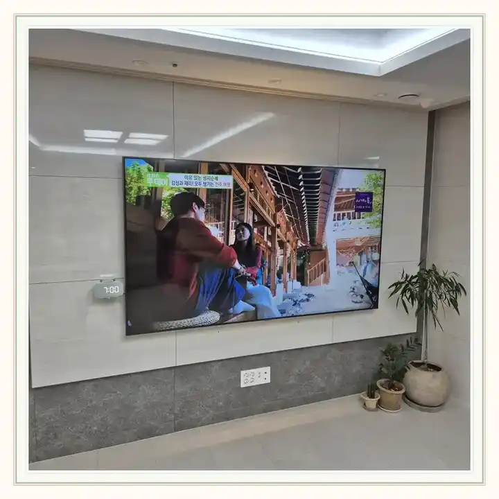 벽걸이TV 거치대 참고 사진 · 동대문더퍼스트데시앙 설치 조건