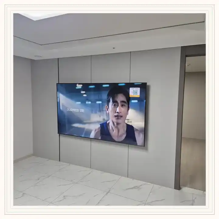 벽걸이TV 거치대 참고 사진 · 은뜨락 설치 조건