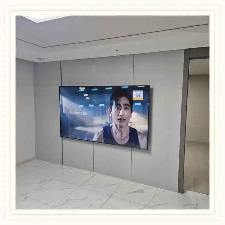 벽걸이TV 거치대 참고 사진 · 스마트트라움상봉 설치 조건
