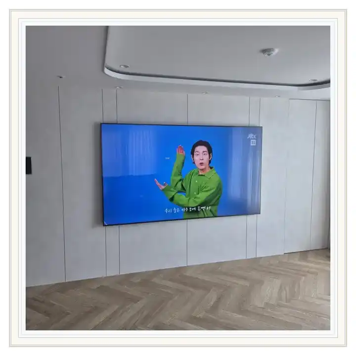 벽걸이TV 거치대 참고 사진 · 사가정센트럴아이파크 설치 조건
