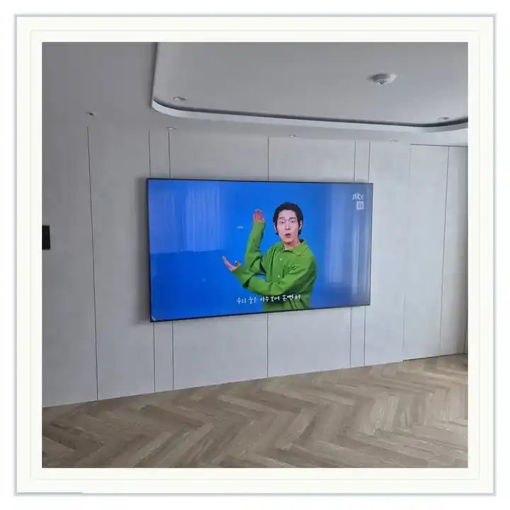 벽걸이TV 거치대 참고 사진 · 양원금호어울림포레스트 설치 조건